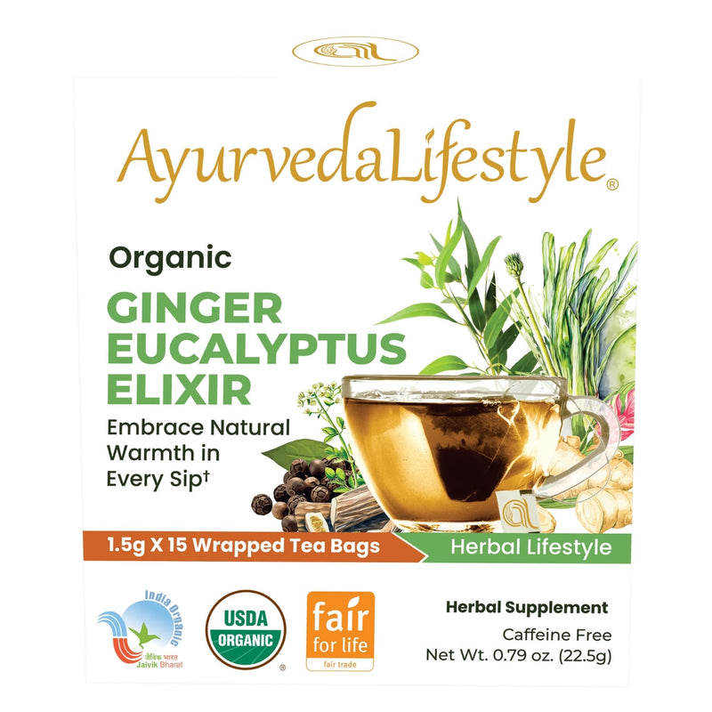 Organic GINGER EUCALYPTUS ELIXIR