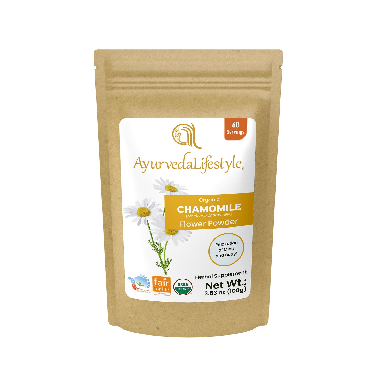 Organic CHAMOMILE Flower Powder