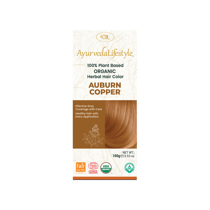 Organic Hair Color - AUBURN COPPER