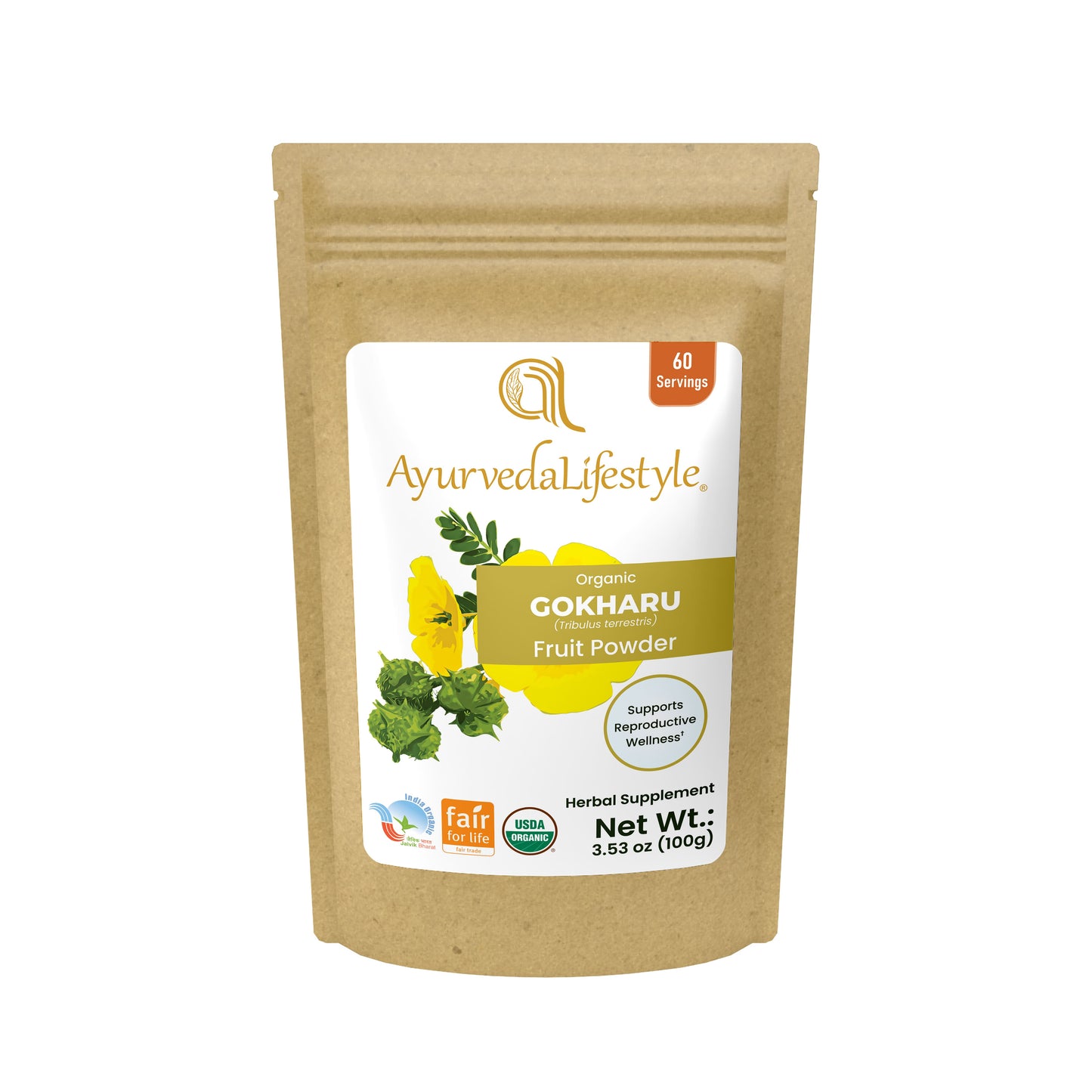 Organic GOKHARU Fruit Powder