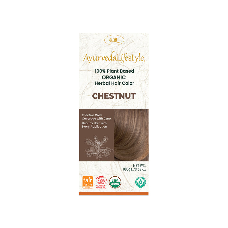 Organic Hair Color - CHESTNUT