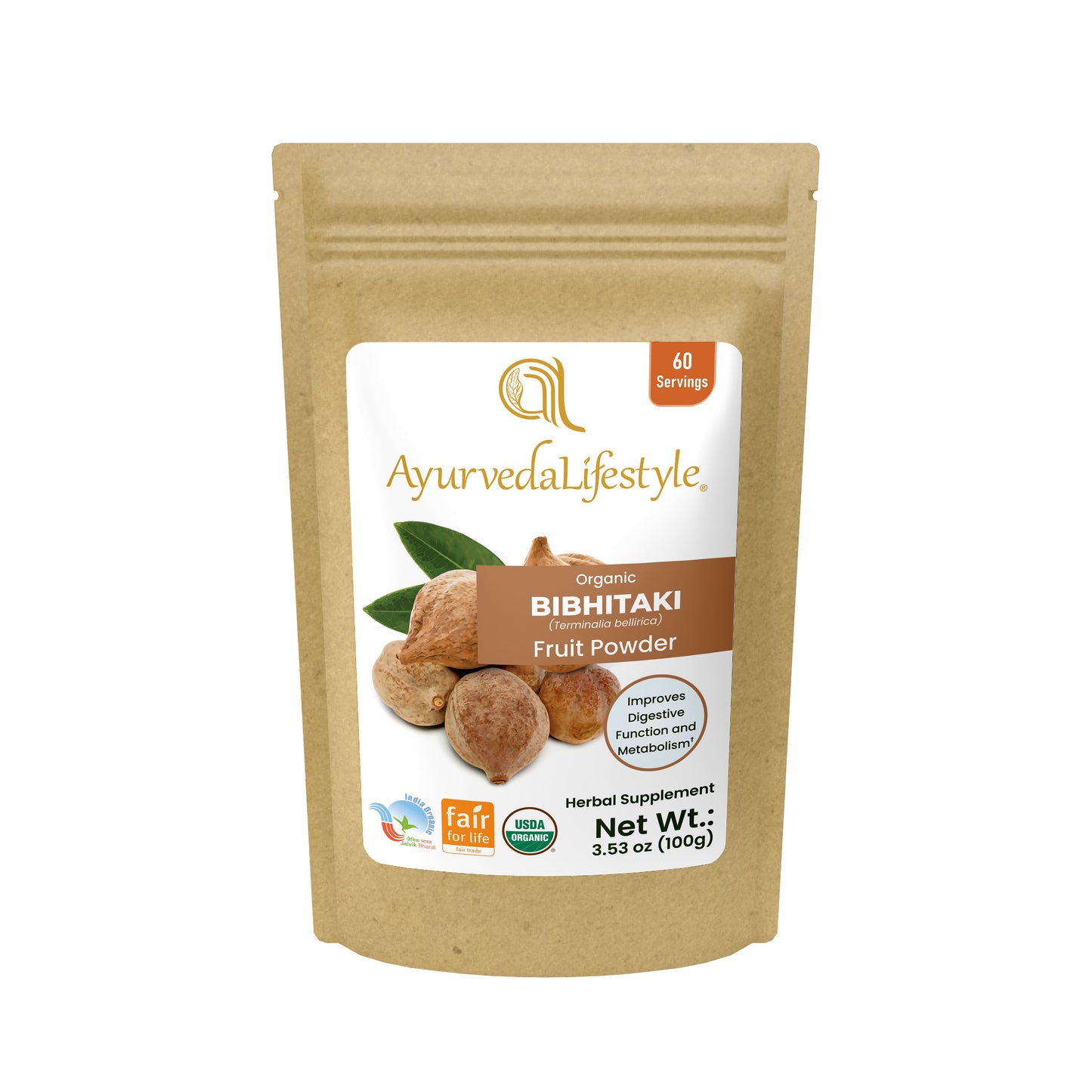 Organic BIBHITAKI Fruit Powder