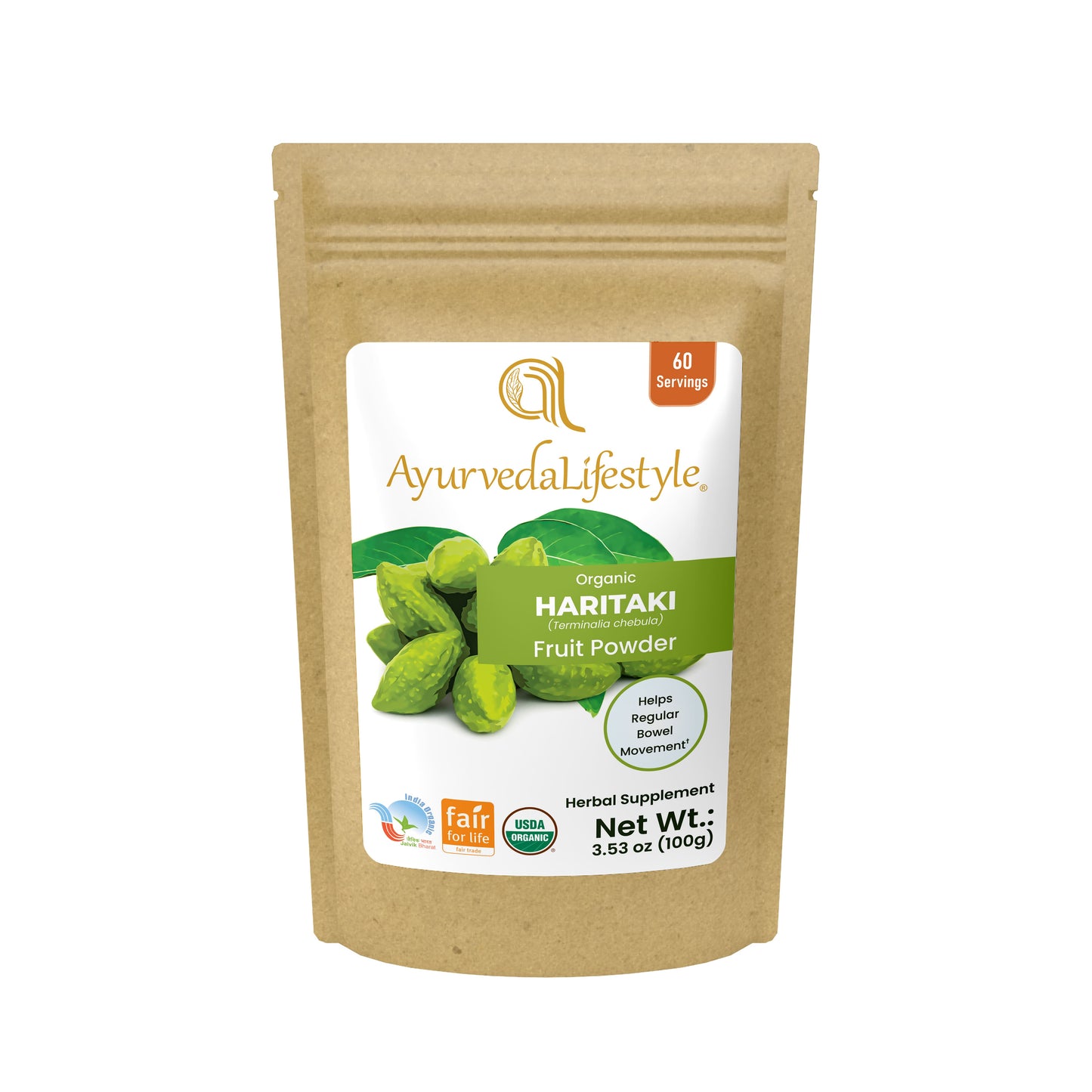 Organic HARITAKI Fruit Powder