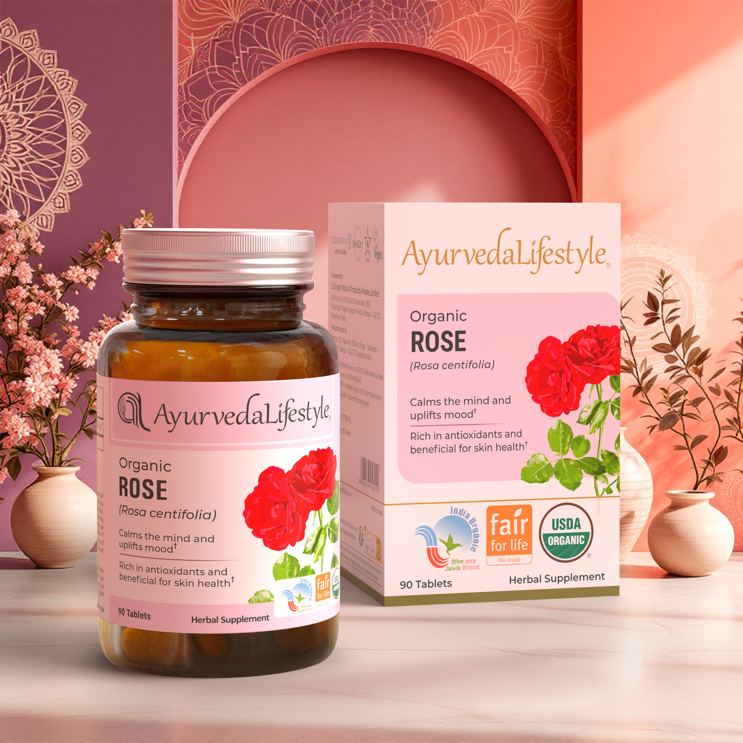 Organic ROSE Tablet 