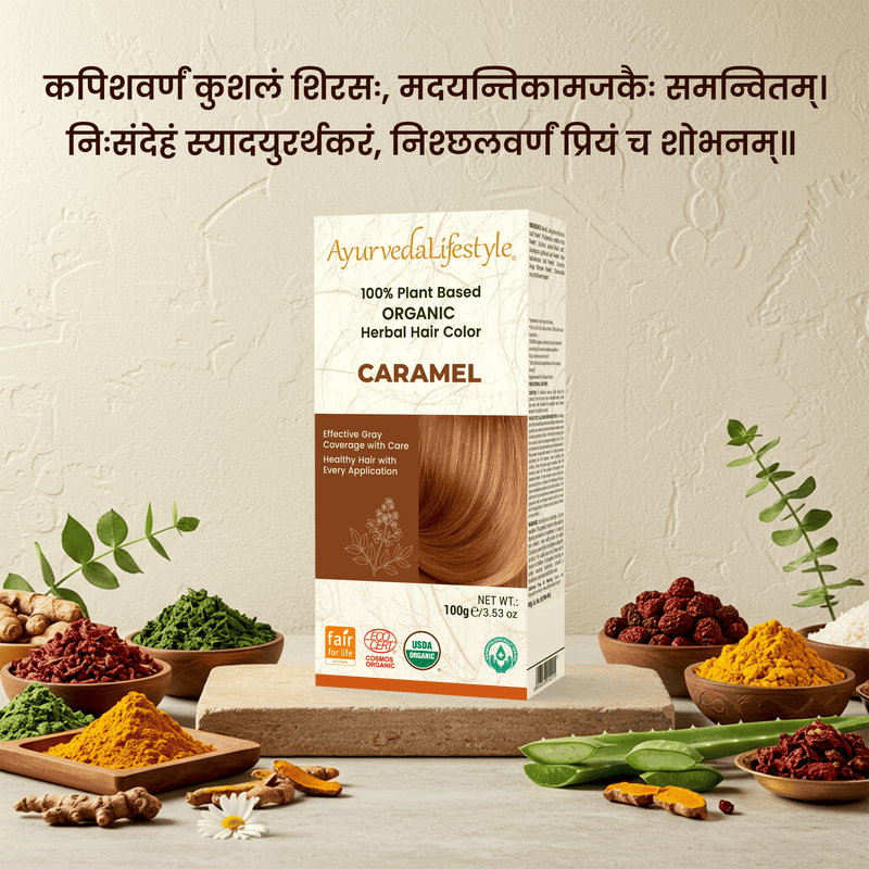 Organic Hair Color - CARAMEL alternate