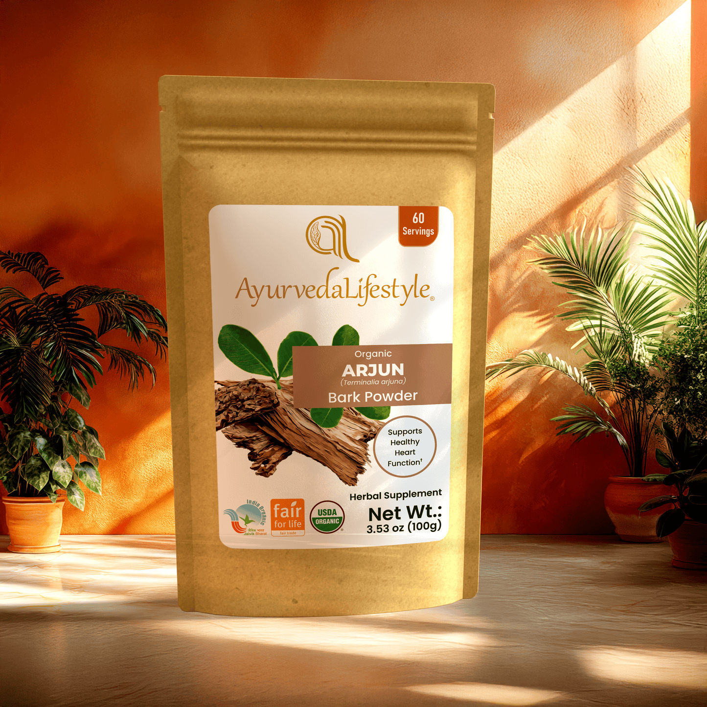 Organic ARJUNA BARK Powder