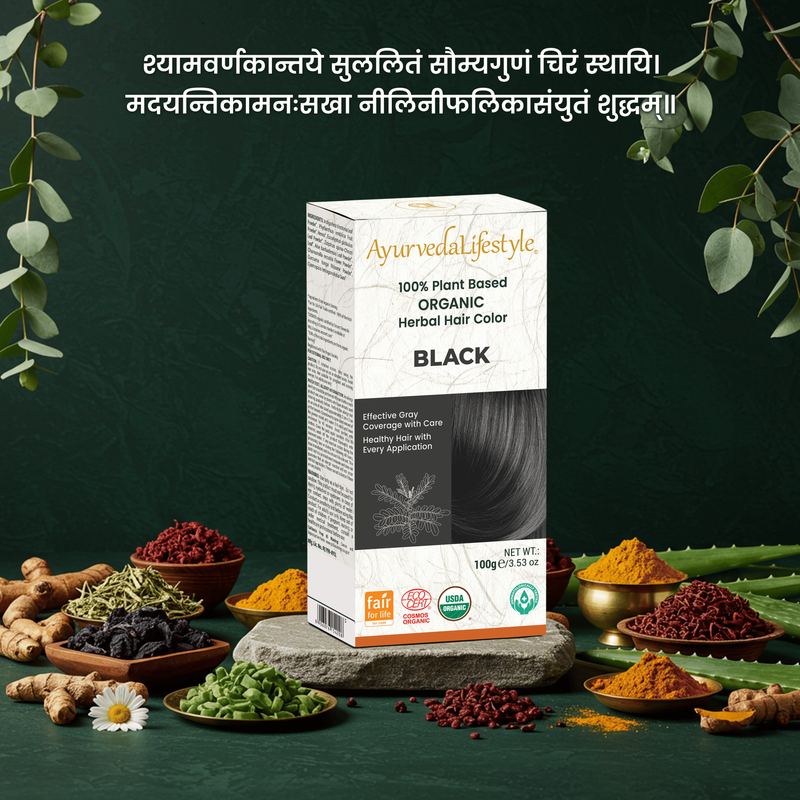 Organic Hair Color - BLACK alternate