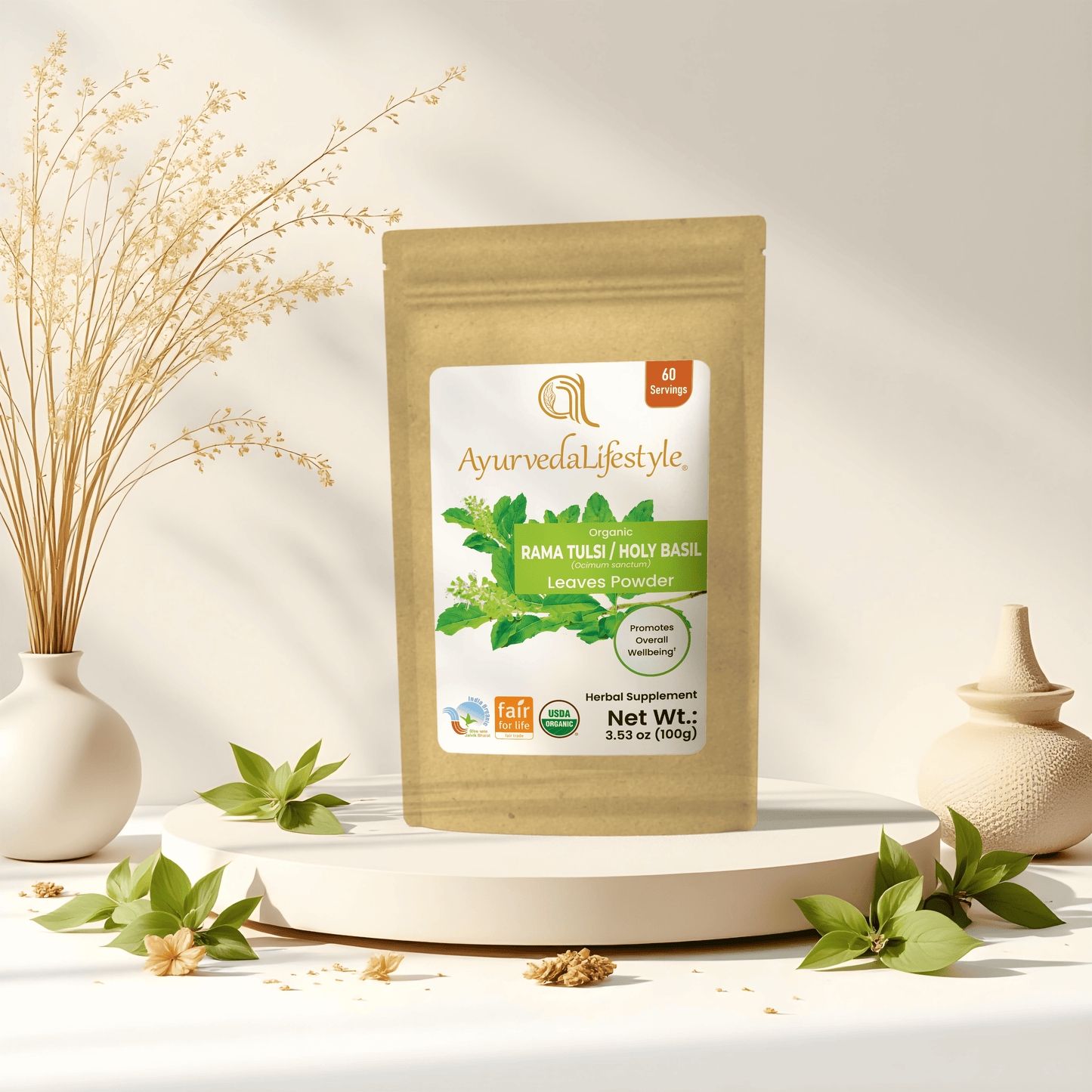 Organic HOLY BASIL Leaf Powder