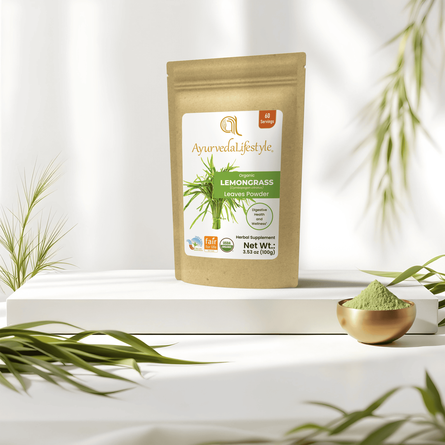 Organic LEMONGRASS Leaf Powder