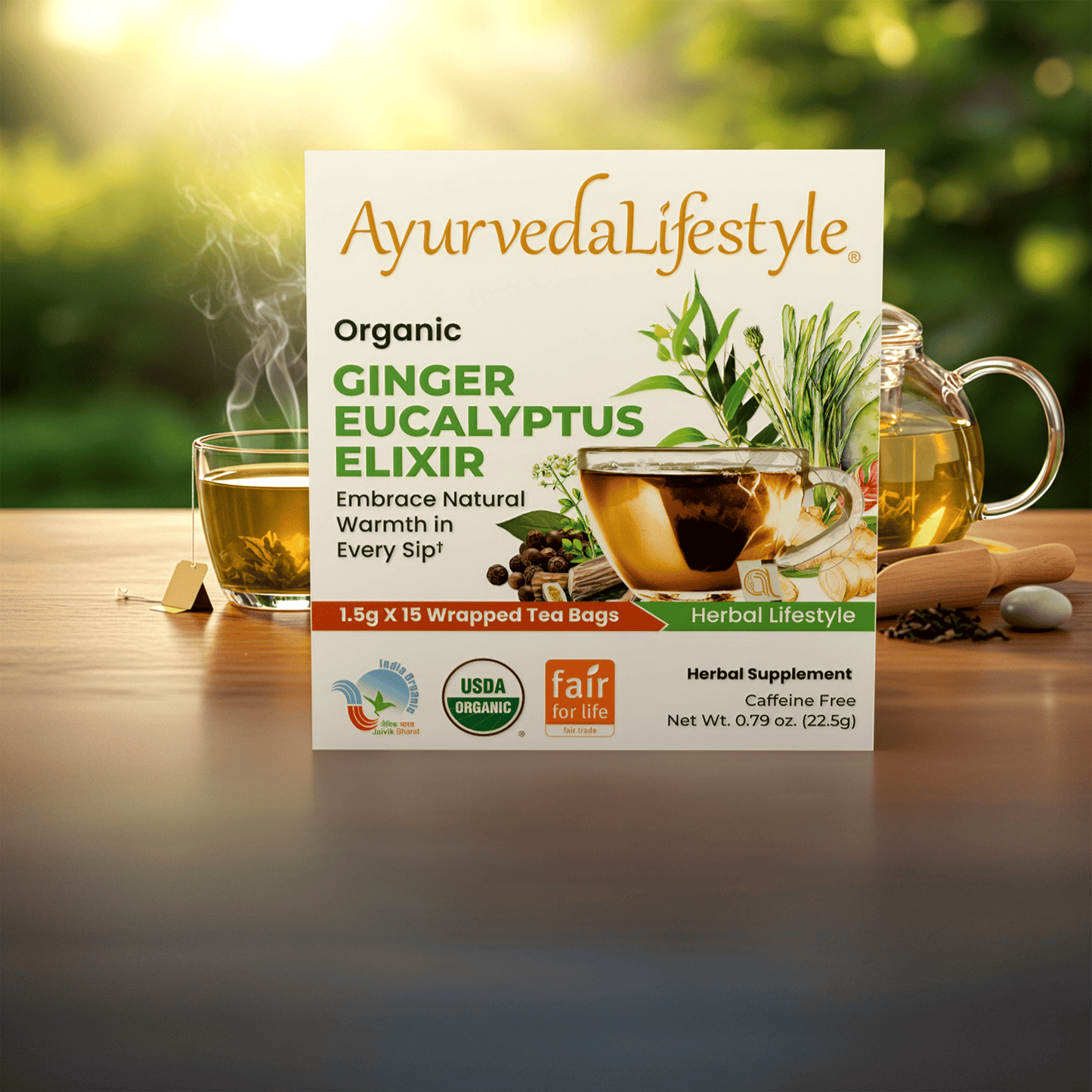 Organic GINGER EUCALYPTUS ELIXIR