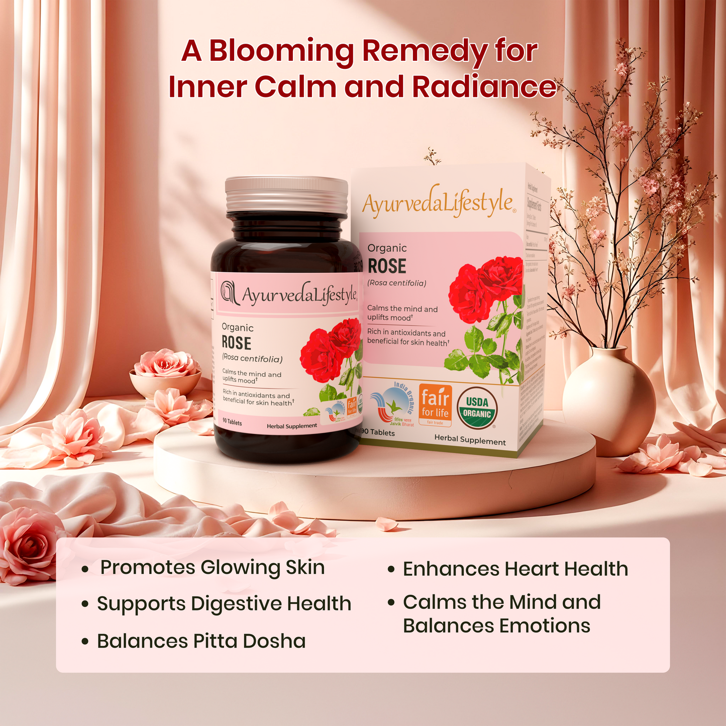 Organic ROSE Tablet 