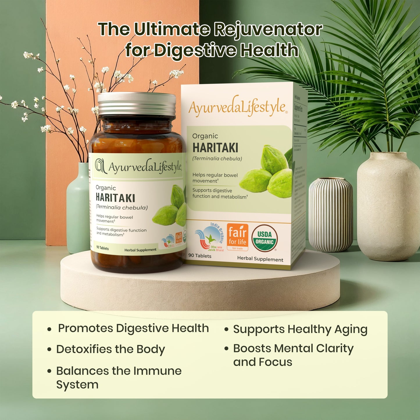 Organic Haritaki Tablet