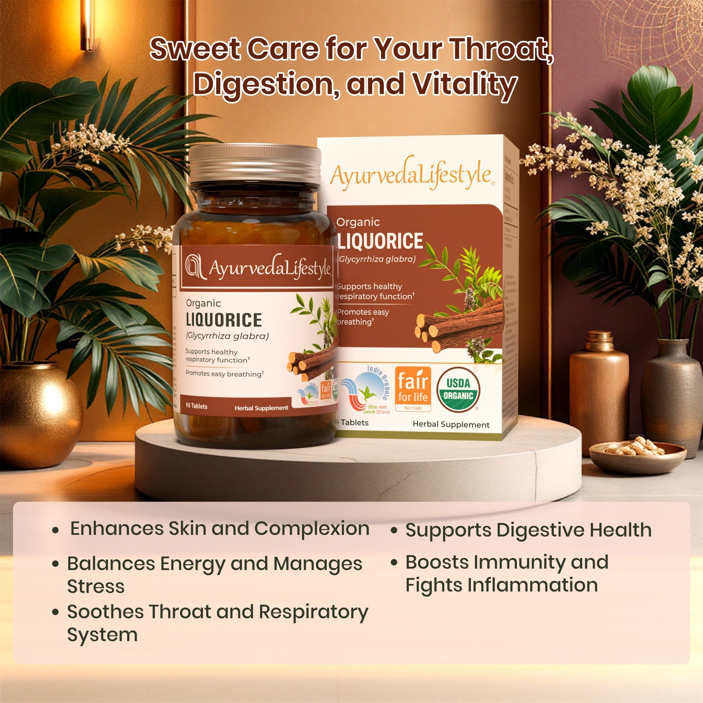 Organic Liquorice Tablet