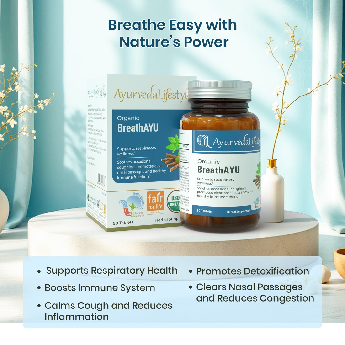 Organic BreathAYU Tablet