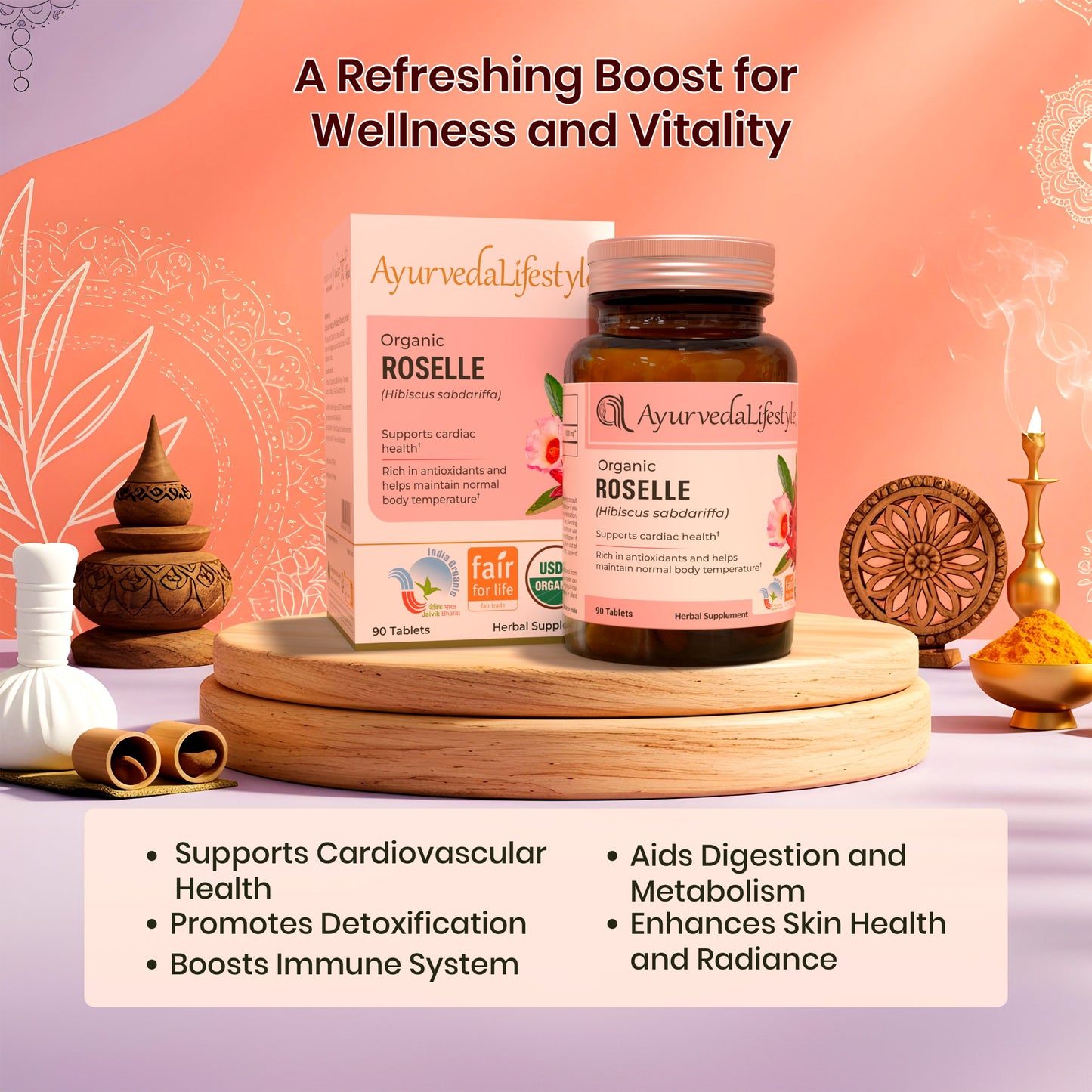 Organic Roselle Tablet