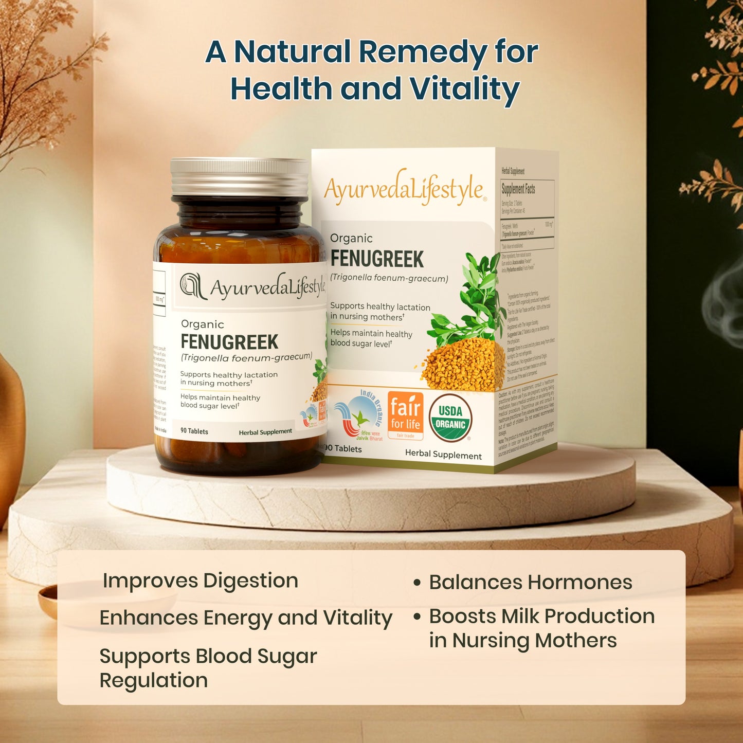 Organic Fenugreek Tablet