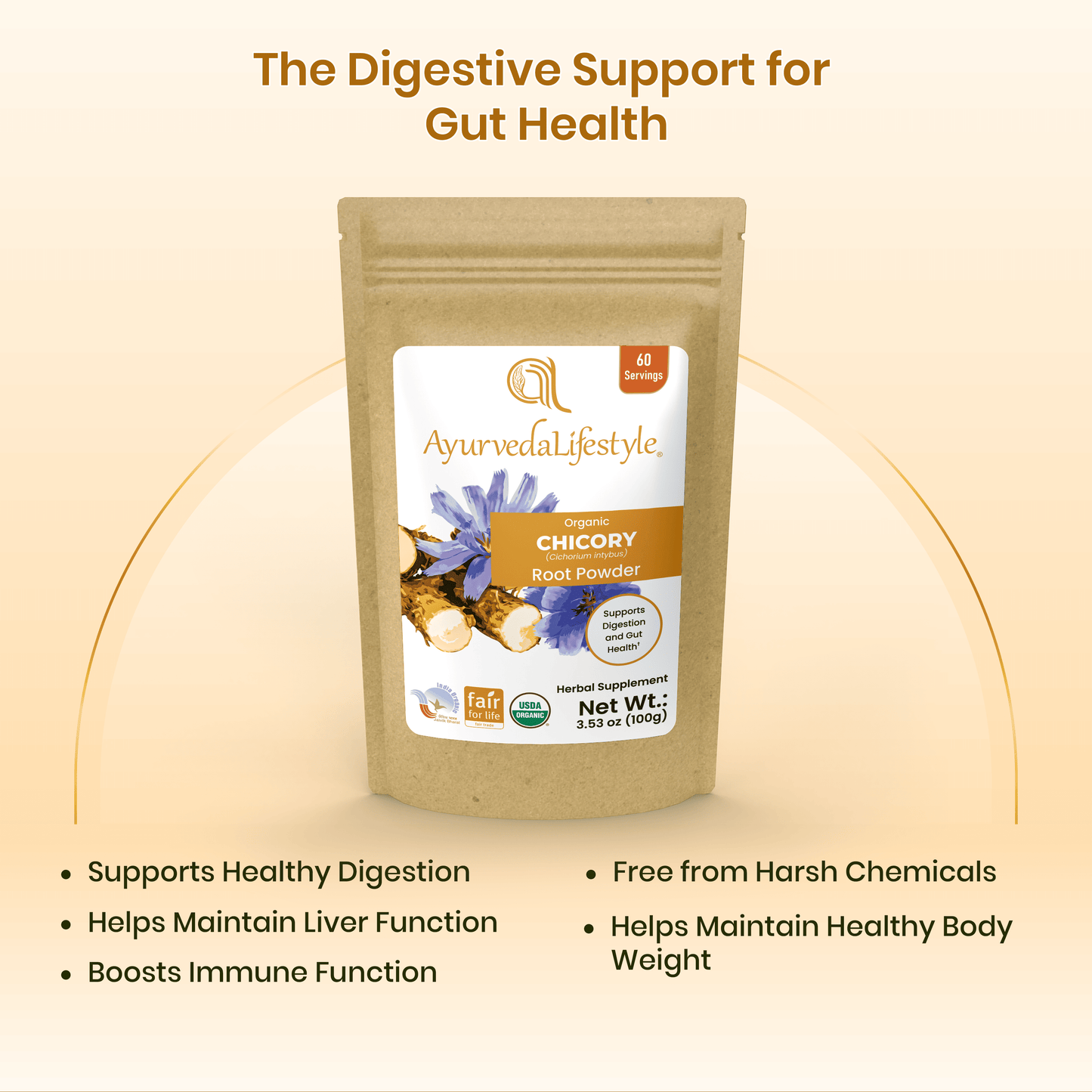 Organic CHICORY Root Powder