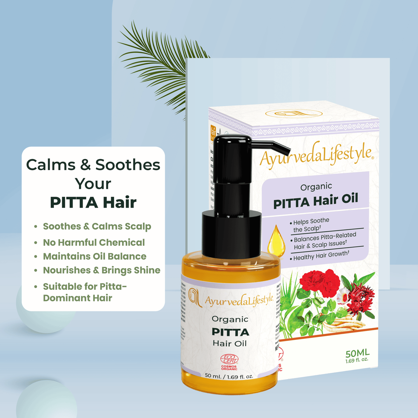 Organic PITTA Hair Oil
