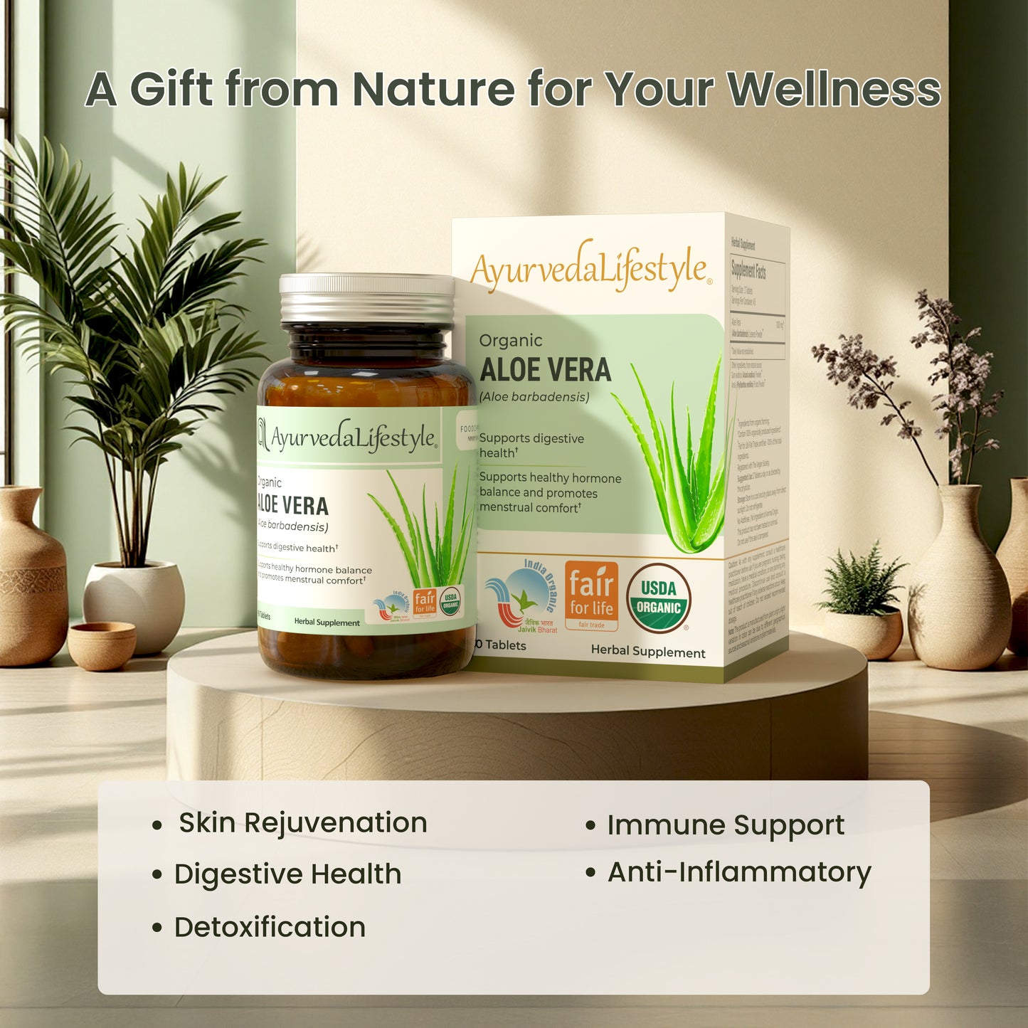 Organic ALOE VERA Tablet