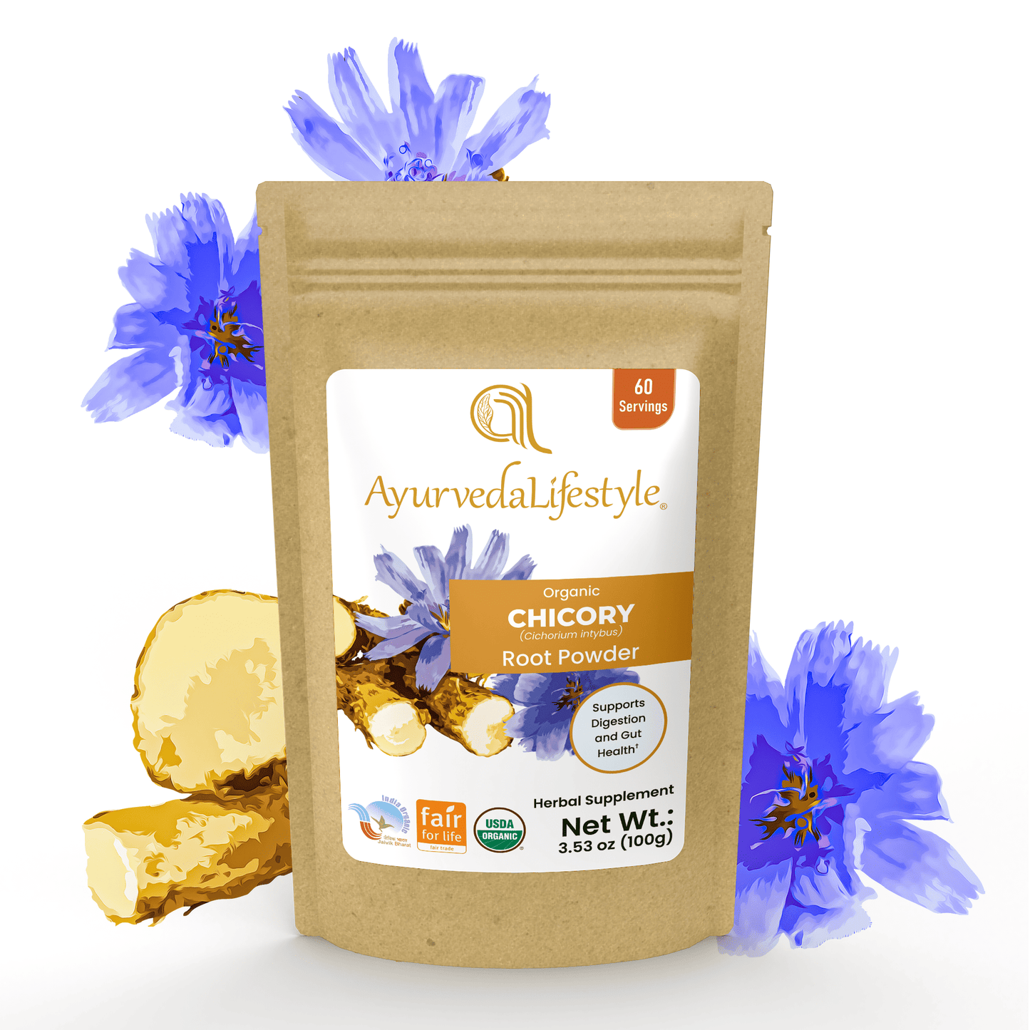 Organic CHICORY Root Powder