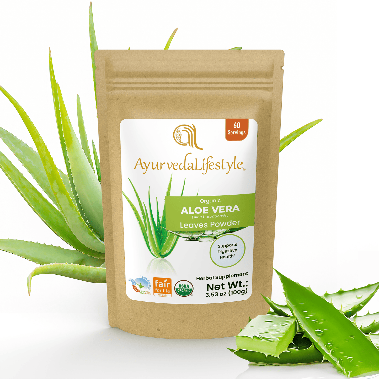 Organic ALOE VERA Leaf Powder
