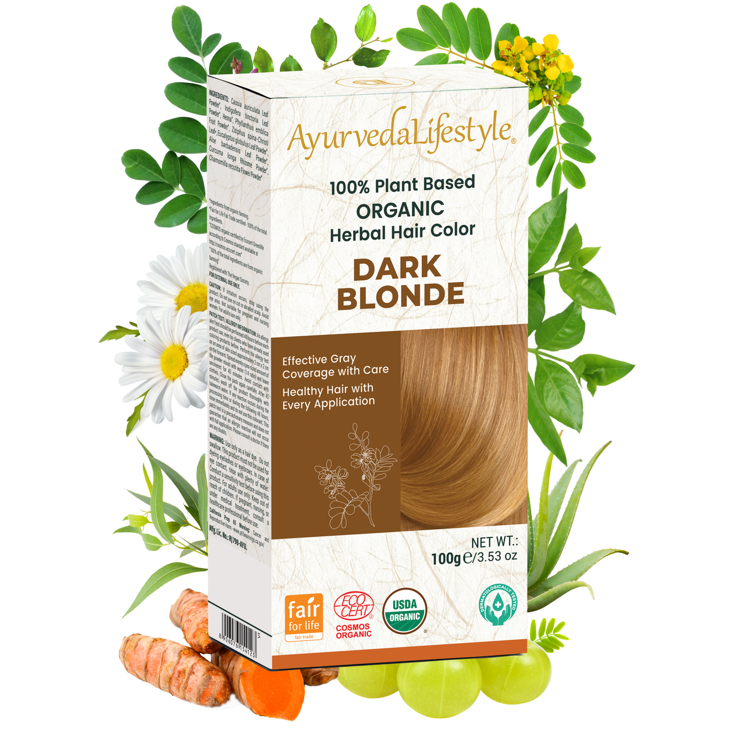 Organic Hair Color - DARK BLONDE