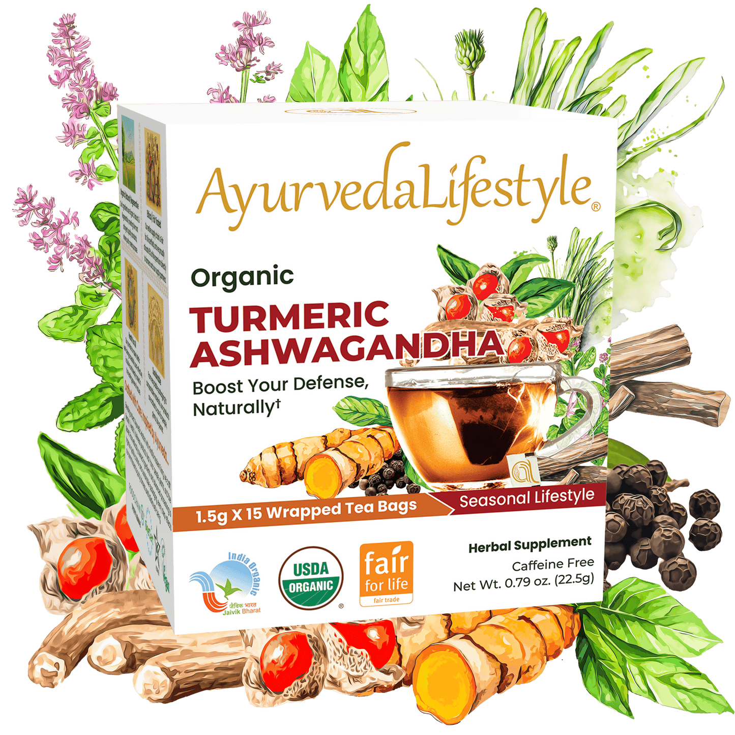 Organic TURMERIC ASHWAGANDHA