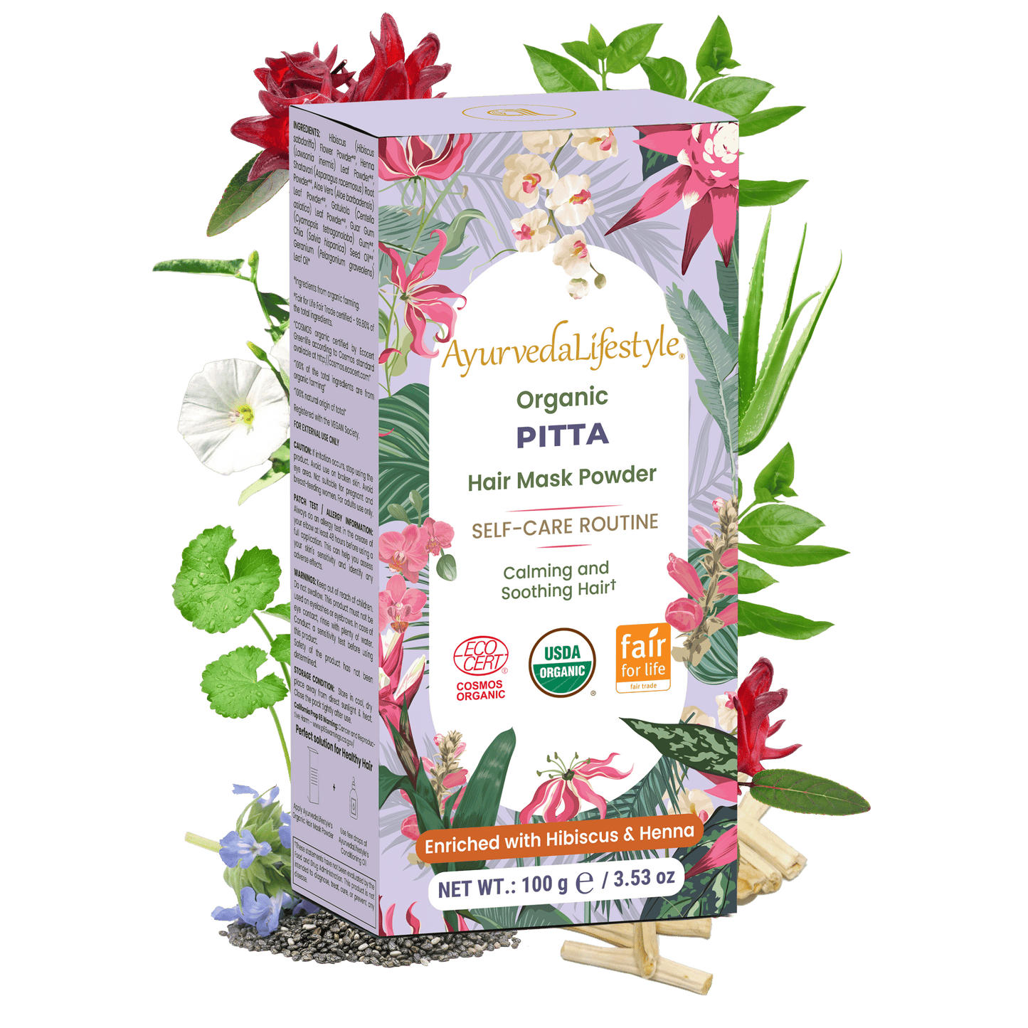 Organic PITTA Hair Mask Powder