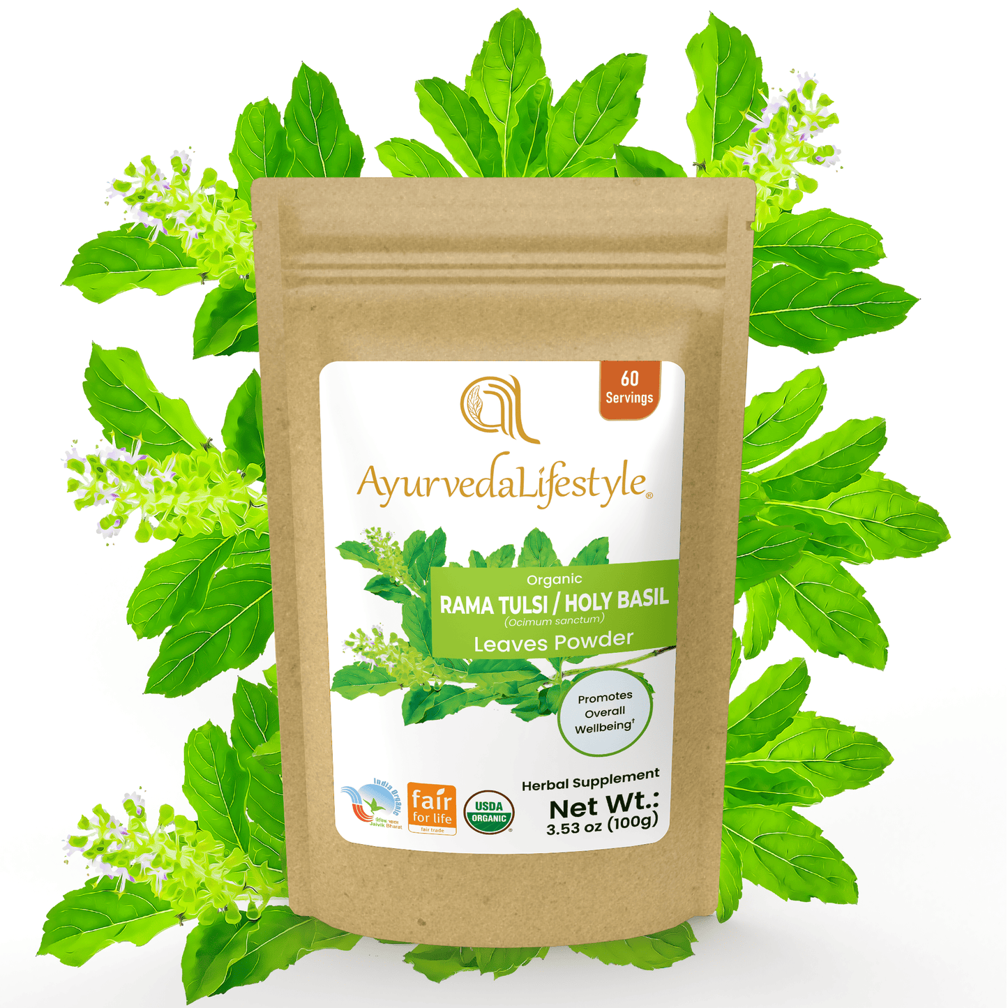 Organic HOLY BASIL Leaf Powder