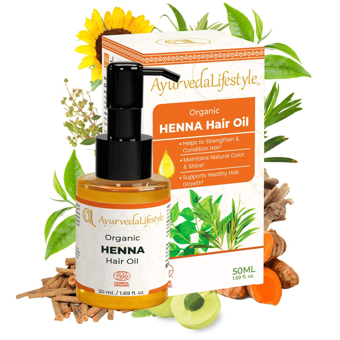 Organic HENNA Hair Oil
