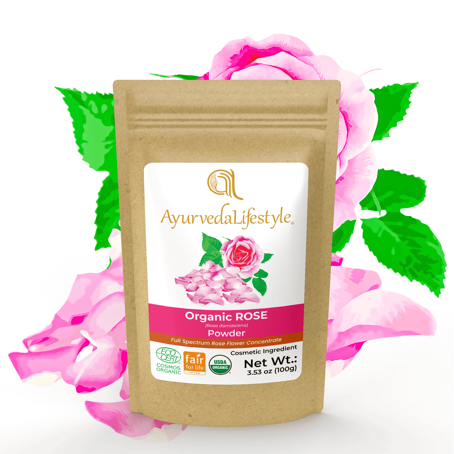 Organic ROSE Powder