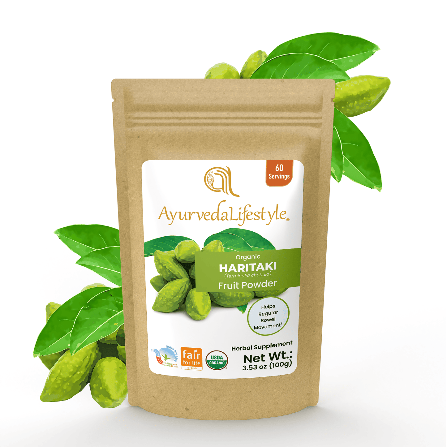 Organic HARITAKI Fruit Powder