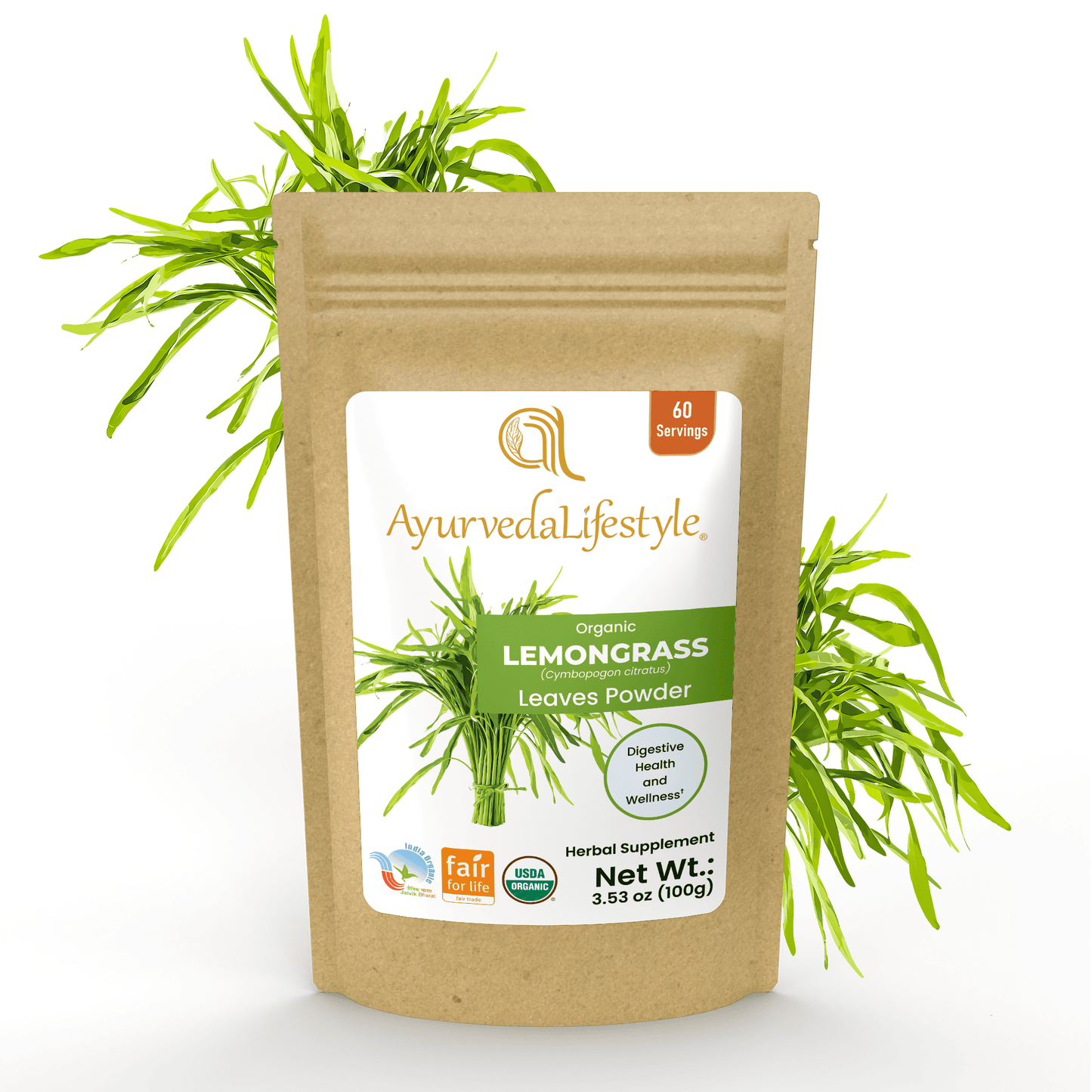 Organic LEMONGRASS Leaf Powder