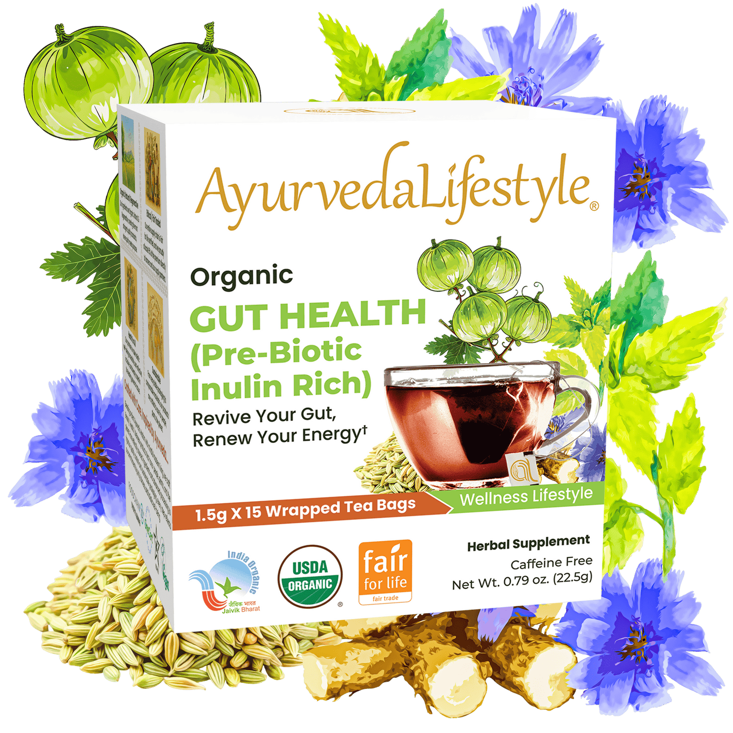 Organic GUT HEALTH (Pre-Biotic Inulin Rich)