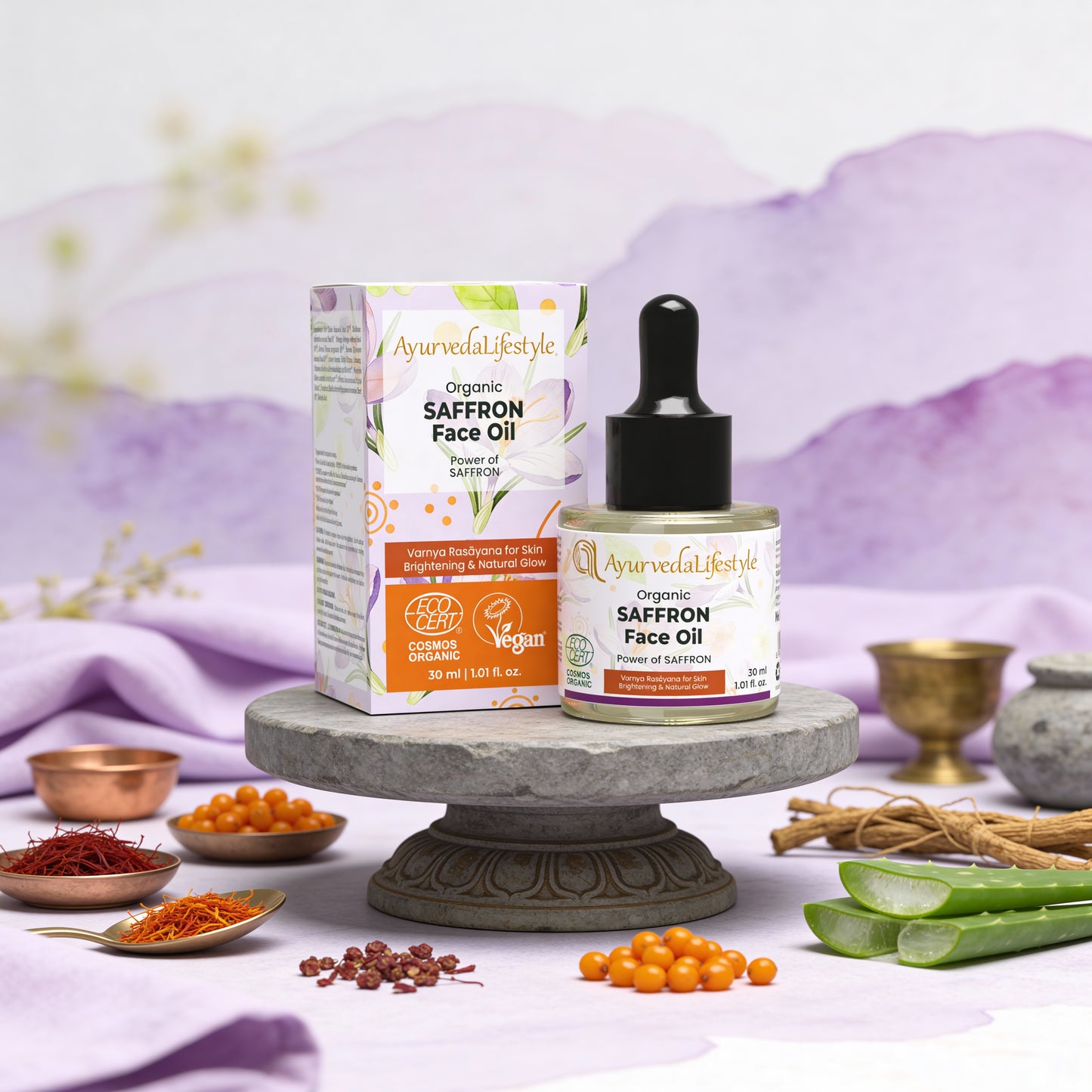 Organic SAFFRON Face Oil